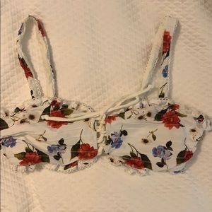 Mumu bathing suit top L